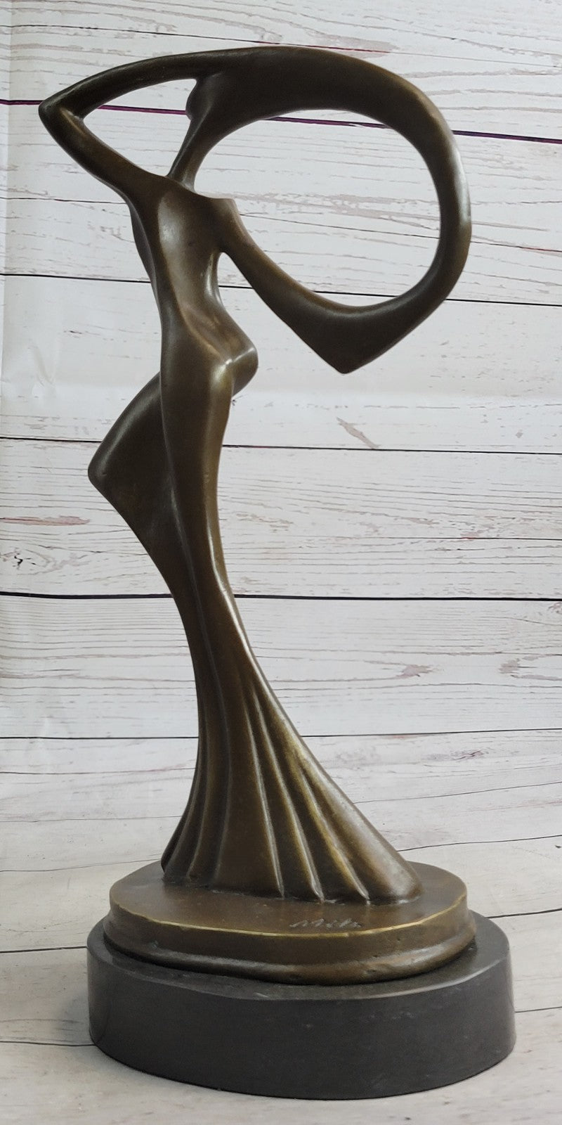 Abstract Modern Art Original Milo Female Lady Girl Bronze Sculpture Figurine