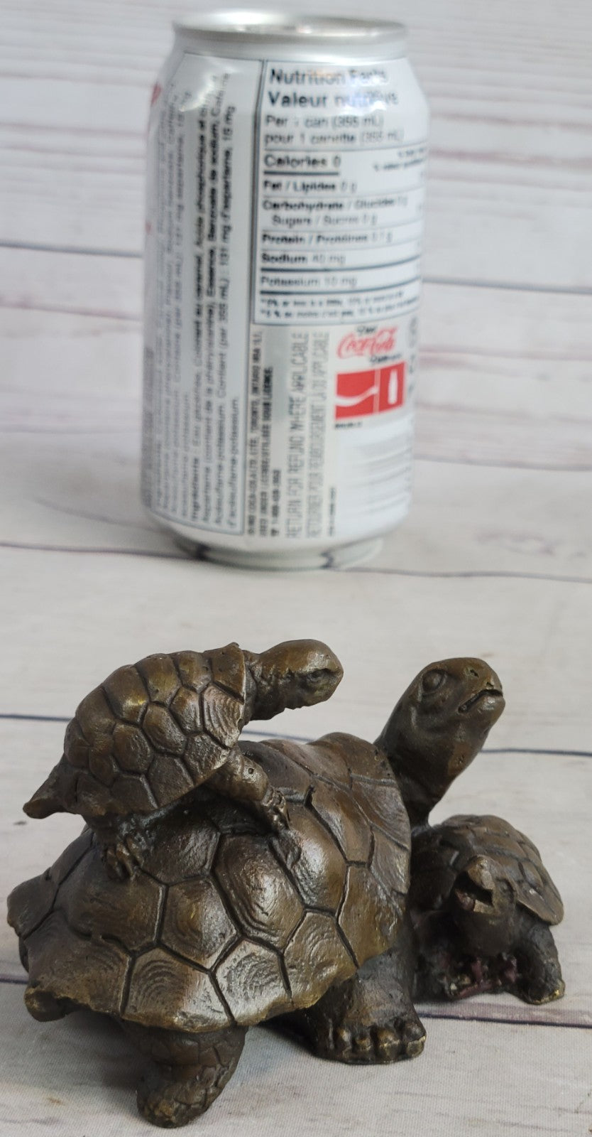 Handcrafted bronze sculpture SALE Collectible Tortoise Turtle Snapping Vienna