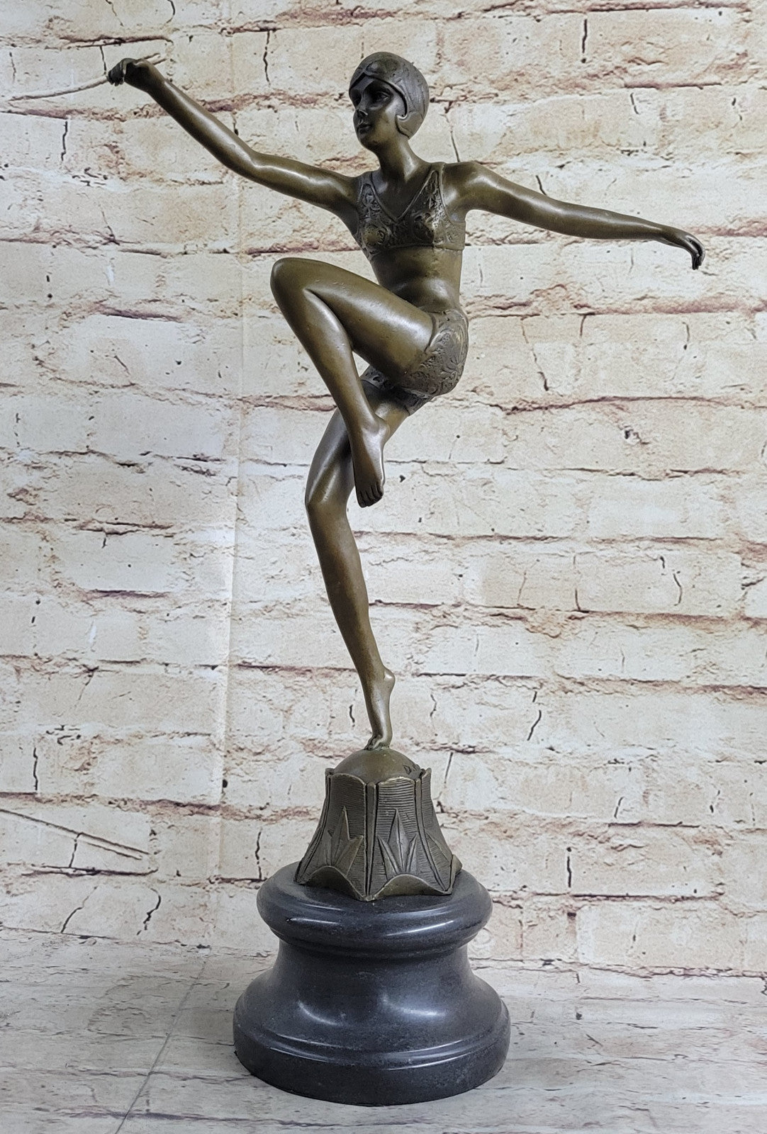 Bronze Sculpture, Hand Made Statue Abstract GIA CHIPARUS SOLID ABSTRACT Bg Gift