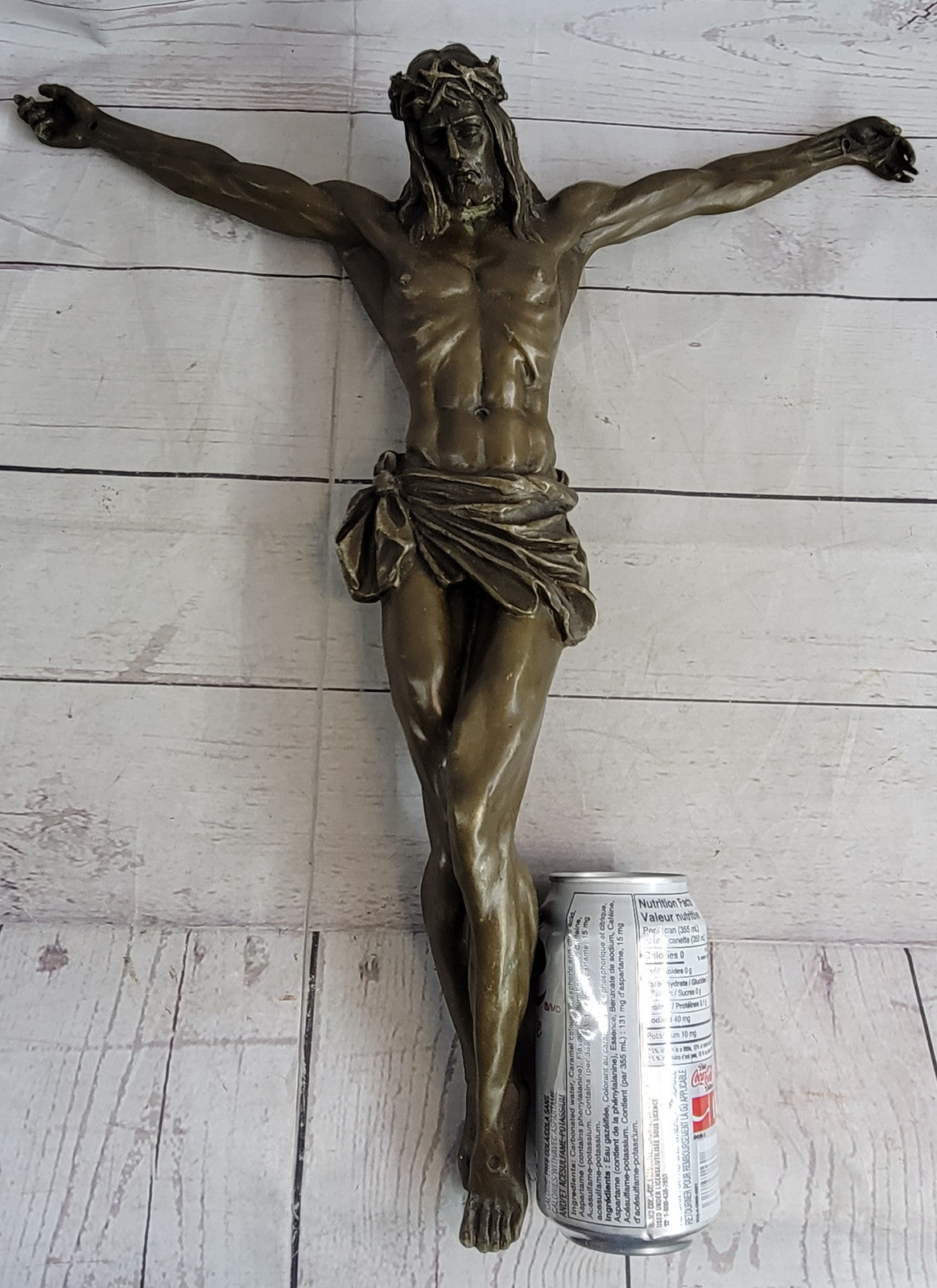 Crucifixion Cross of Jesus Christ Wall Sculpture Hot Cast Church Home Decor Sale