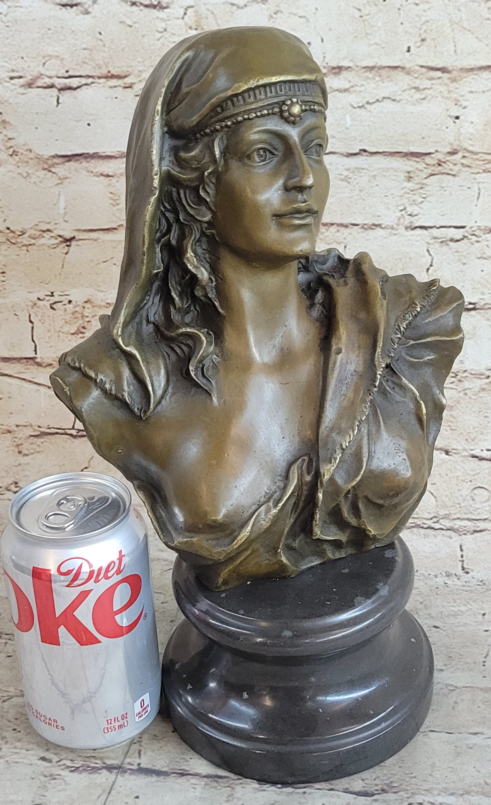 Handcrafted bronze sculpture SALE Bu Nude Semi Maiden Beautiful Original Signed