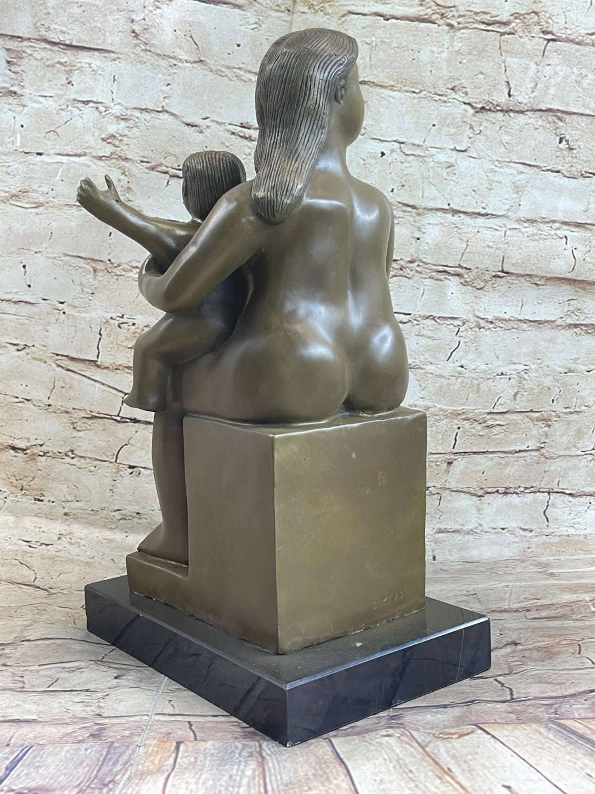 Handcrafted bronze sculpture SALE Botero` s Abstract Contemporary