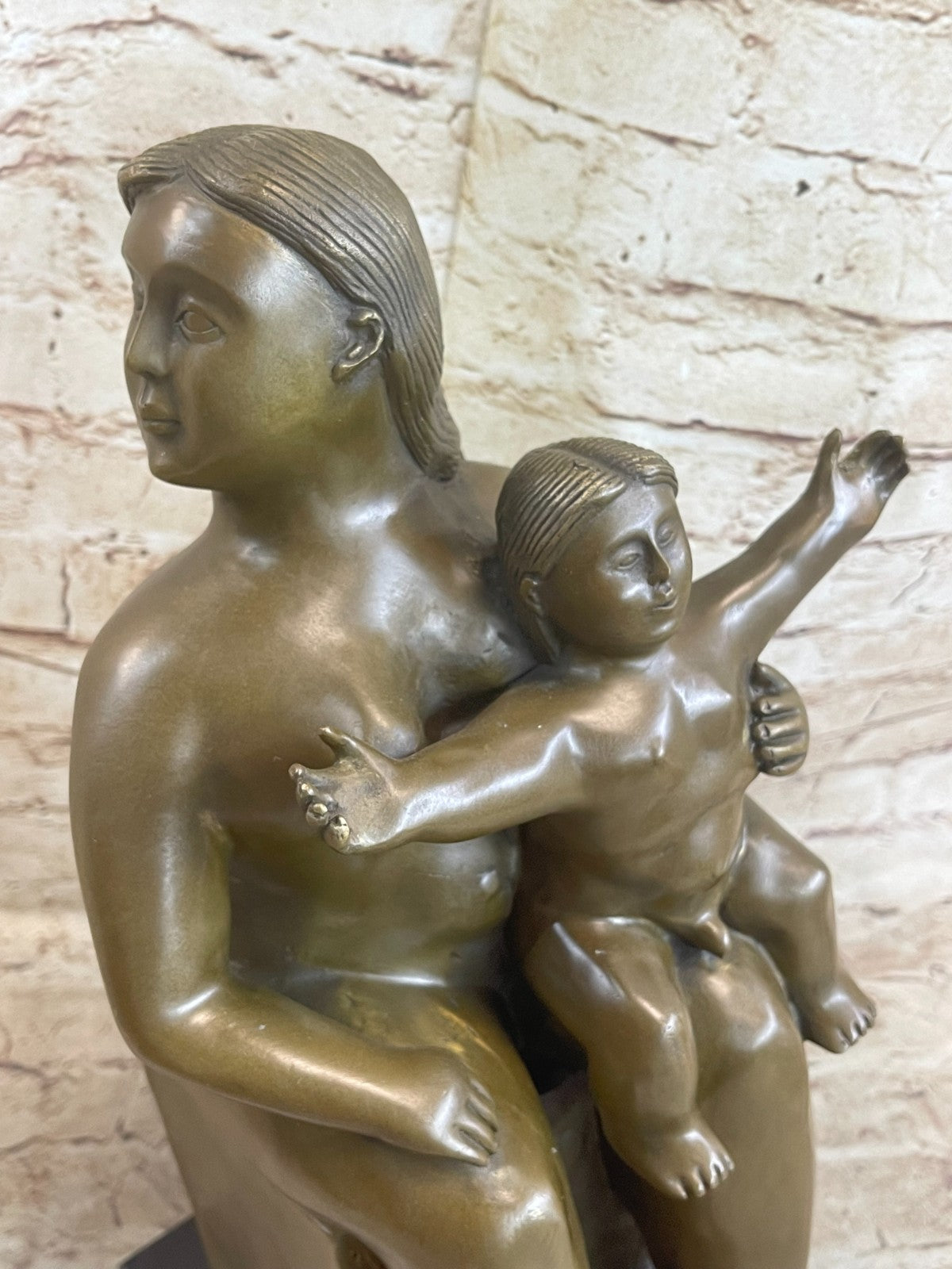 Handcrafted bronze sculpture SALE Botero` s Abstract Contemporary