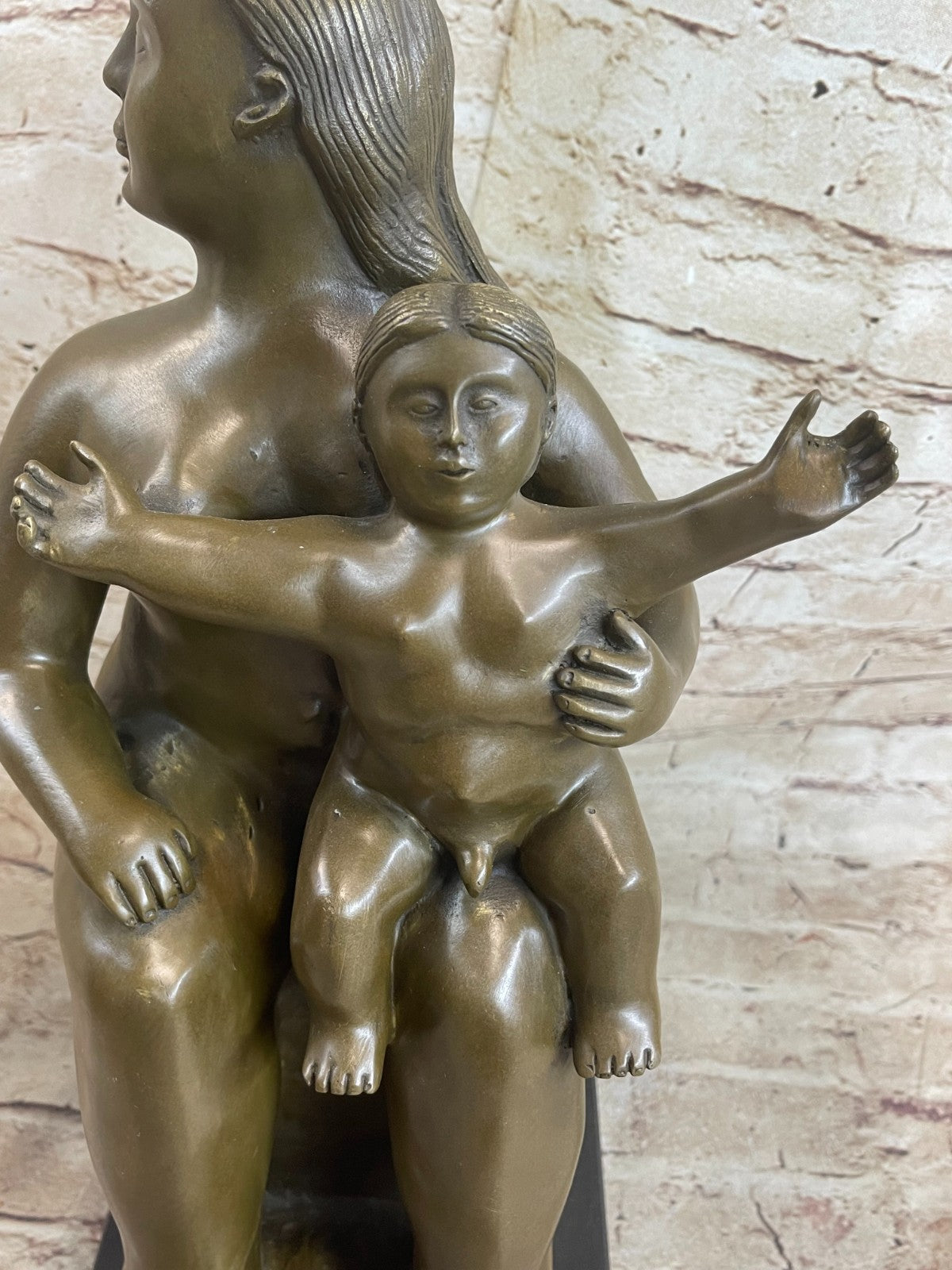 Handcrafted bronze sculpture SALE Botero` s Abstract Contemporary