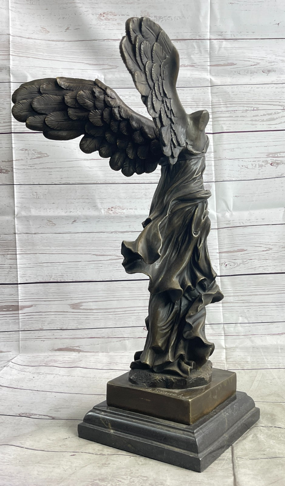 Archangels Nike Angel of Victory Bronze Sculpture Statue Home Office Decor