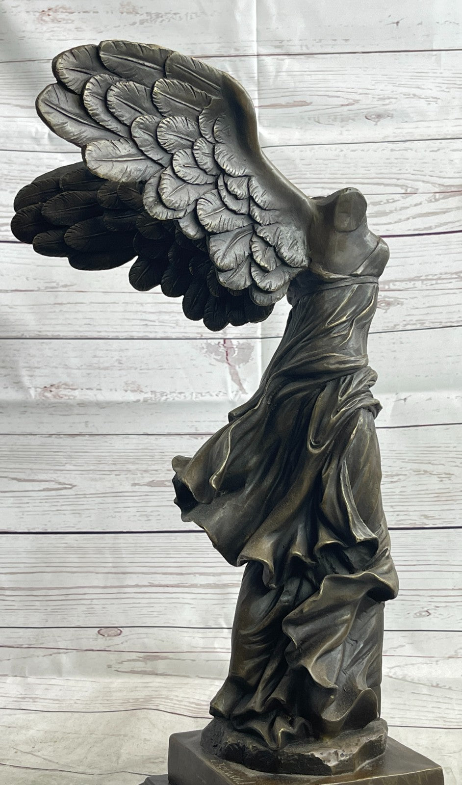 Archangels Nike Angel of Victory Bronze Sculpture Statue Home Office Decor