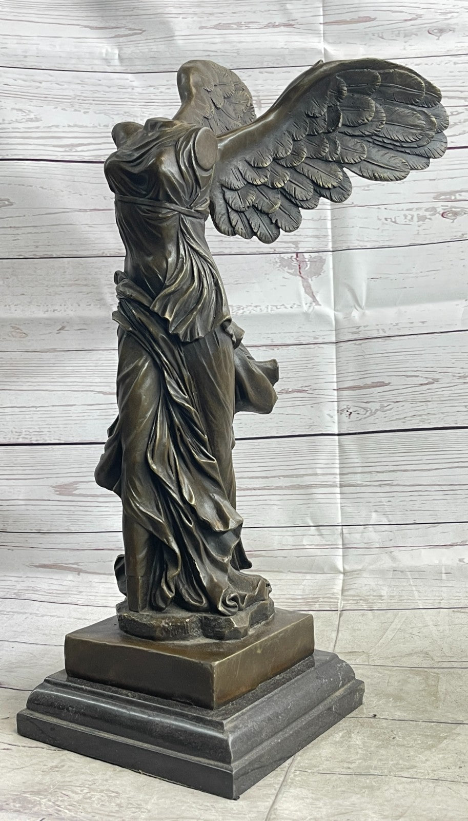 Archangels Nike Angel of Victory Bronze Sculpture Statue Home Office Decor