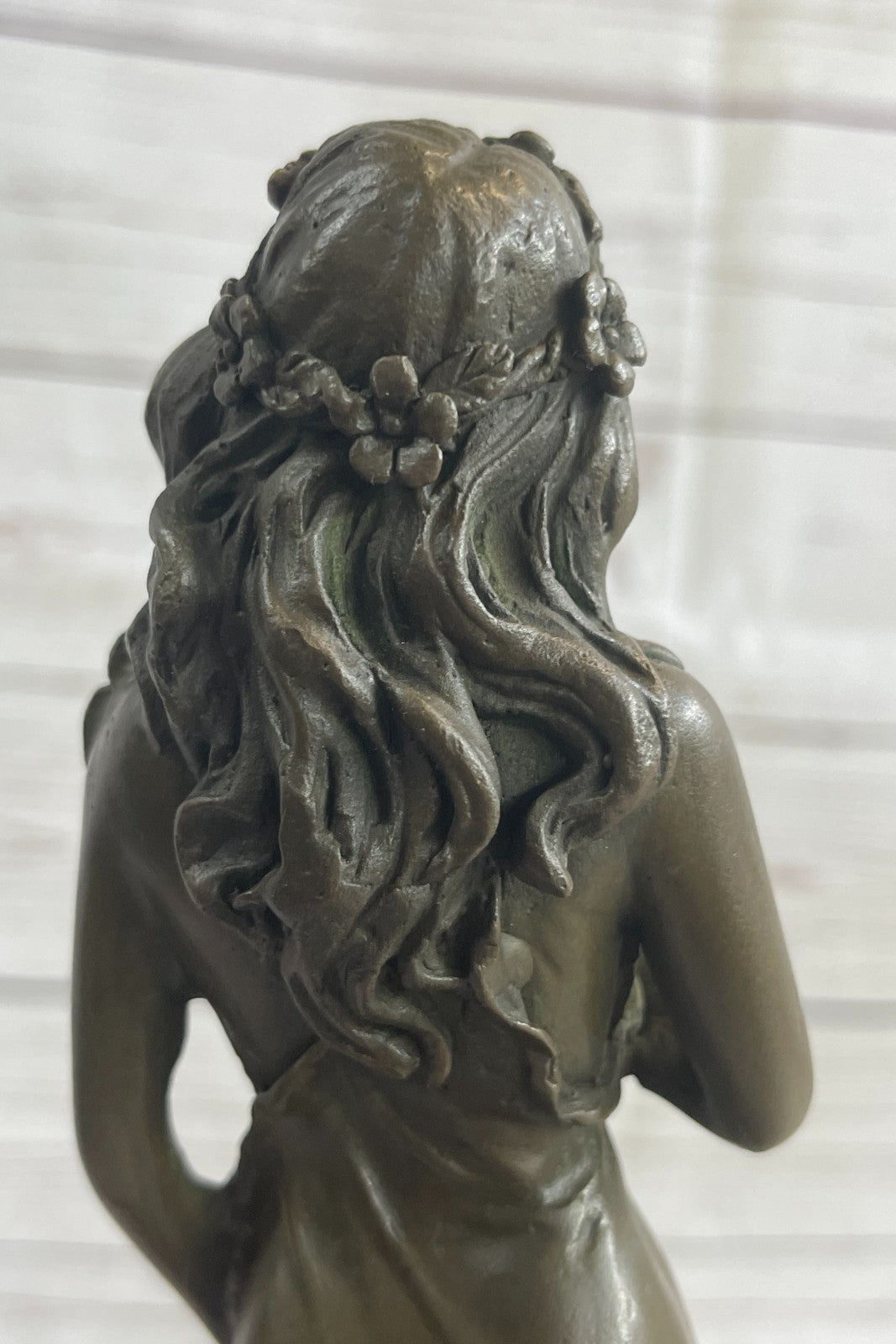 Aldo Vitaleh Liberated Maiden Bronze Sculpture Cast Figurine Figure Original Art
