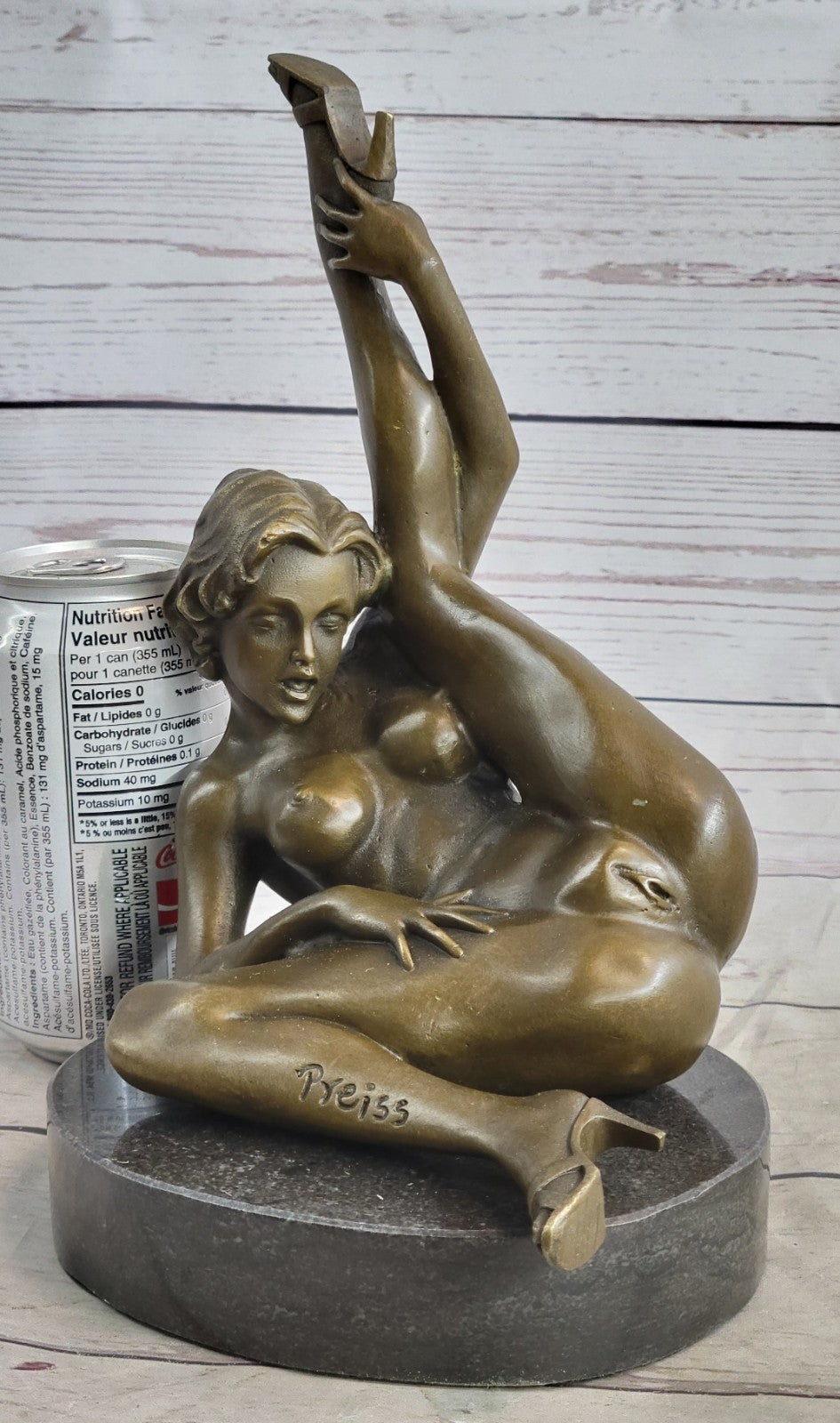 Abstract Modern Art Highly Erotic Conversation starter Sexual Nude Bronze Statue