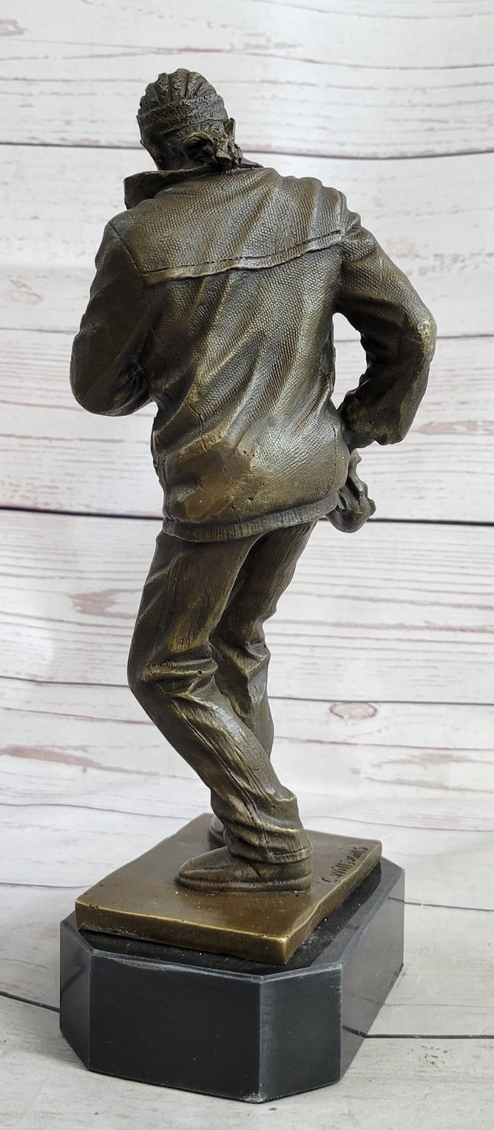 Bronze Sculpture Signed Original American artist Williams Home Office Decoration