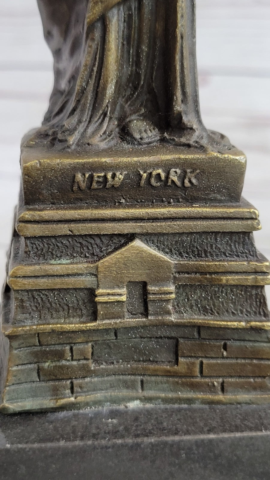 Hot Cast Statue of Liberty Solid Bronze Sculpture Home/Office/Shop Decoration