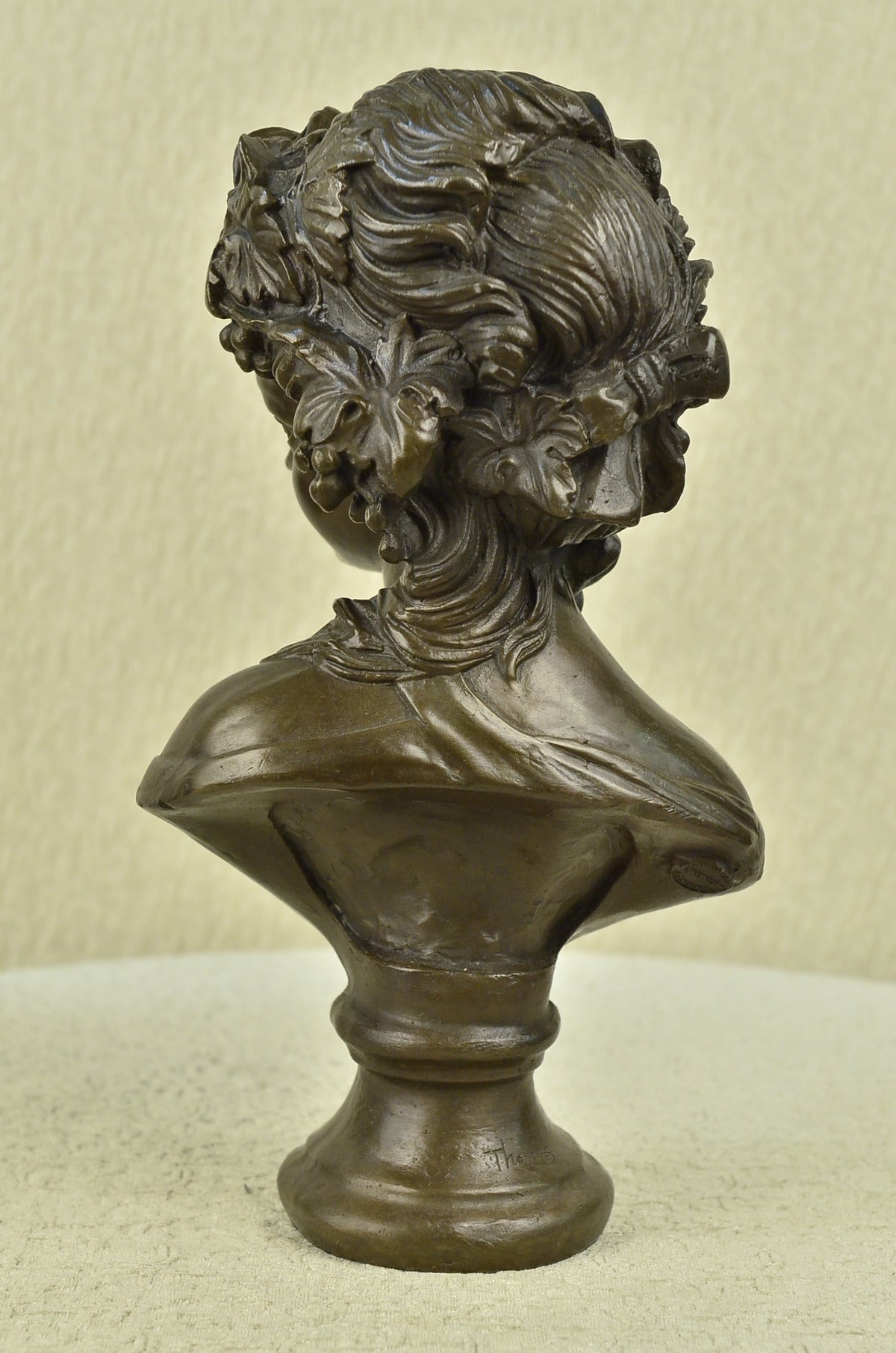 Handcrafted Victorian Female Bust Bronze Sculpture Hot Cast Hand Made Statue