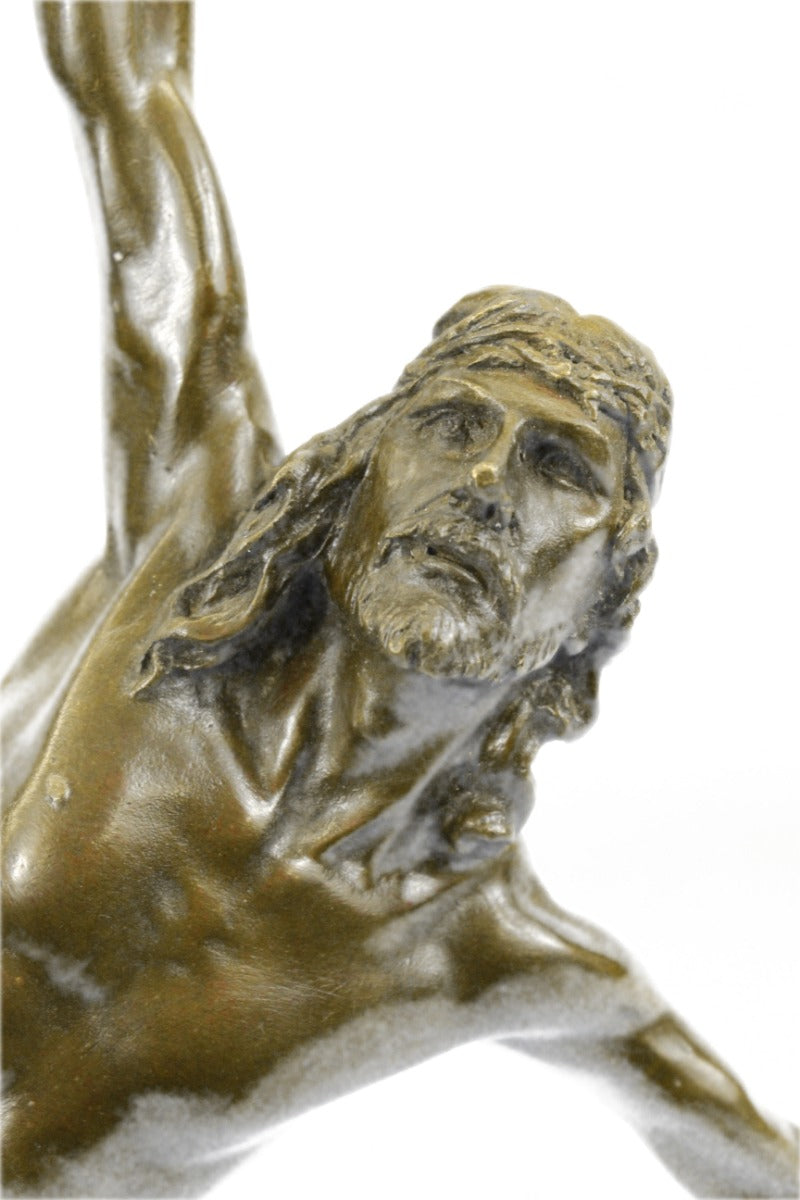 16" Jesus Christ Blessing Statue Figurine Bronze Look Religious Gift Church SALE