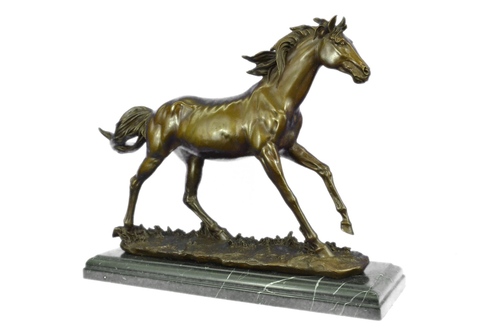 Horse Solid Bronze Collectible Statue Original Hot Cast Figurine Gift lost wax