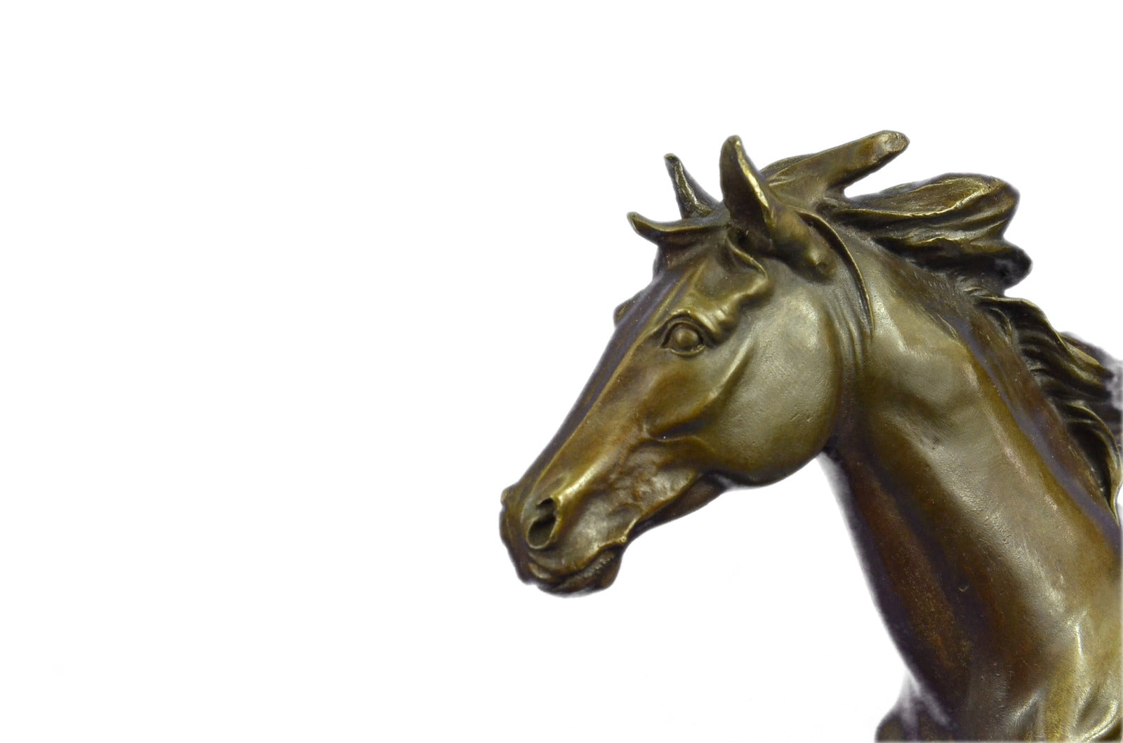 Horse Solid Bronze Collectible Statue Original Hot Cast Figurine Gift lost wax