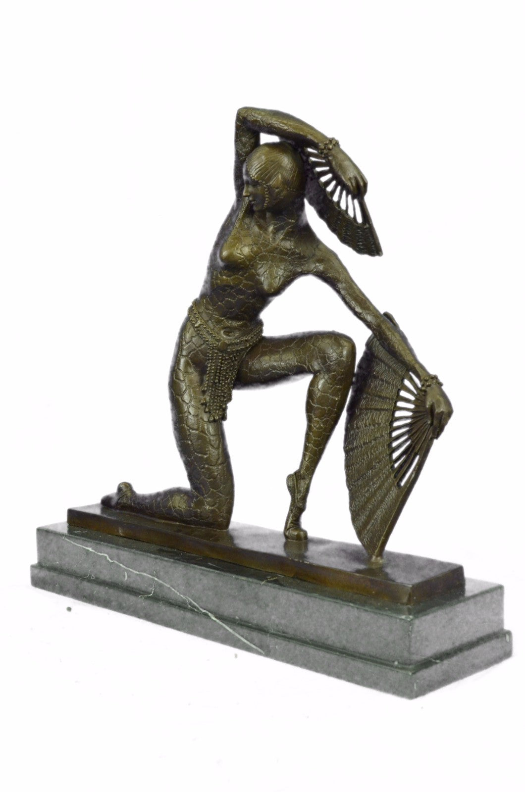 Bronze Sculpture Hand Made by Lost Wax Chiparus Listed Famous Artist Statue