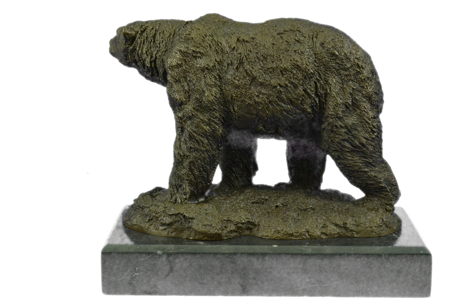 Bronze decor collectible sculpture Art Deco Original Milo Polar Bear Eskimo Wild