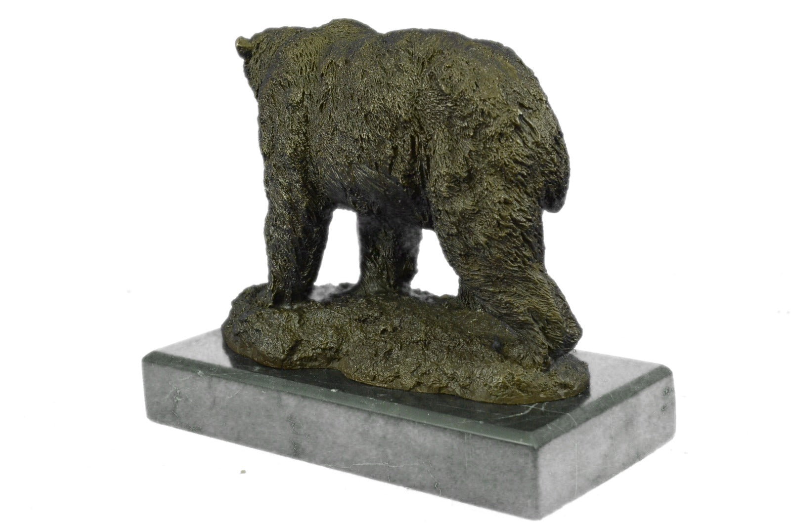 Bronze decor collectible sculpture Art Deco Original Milo Polar Bear Eskimo Wild