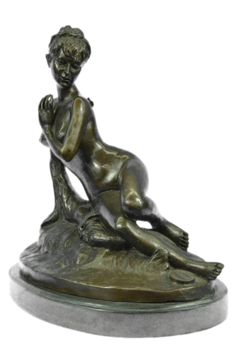 Art Deco Nude Female Bronze Classic Artwork Sculpture Hot Cast Statue