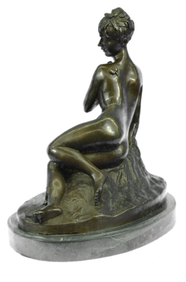 Art Deco Nude Female Bronze Classic Artwork Sculpture Hot Cast Statue