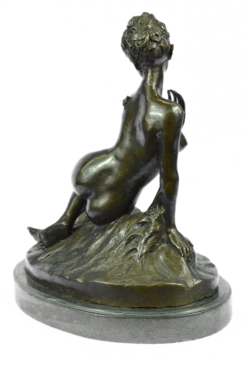 Art Deco Nude Female Bronze Classic Artwork Sculpture Hot Cast Statue