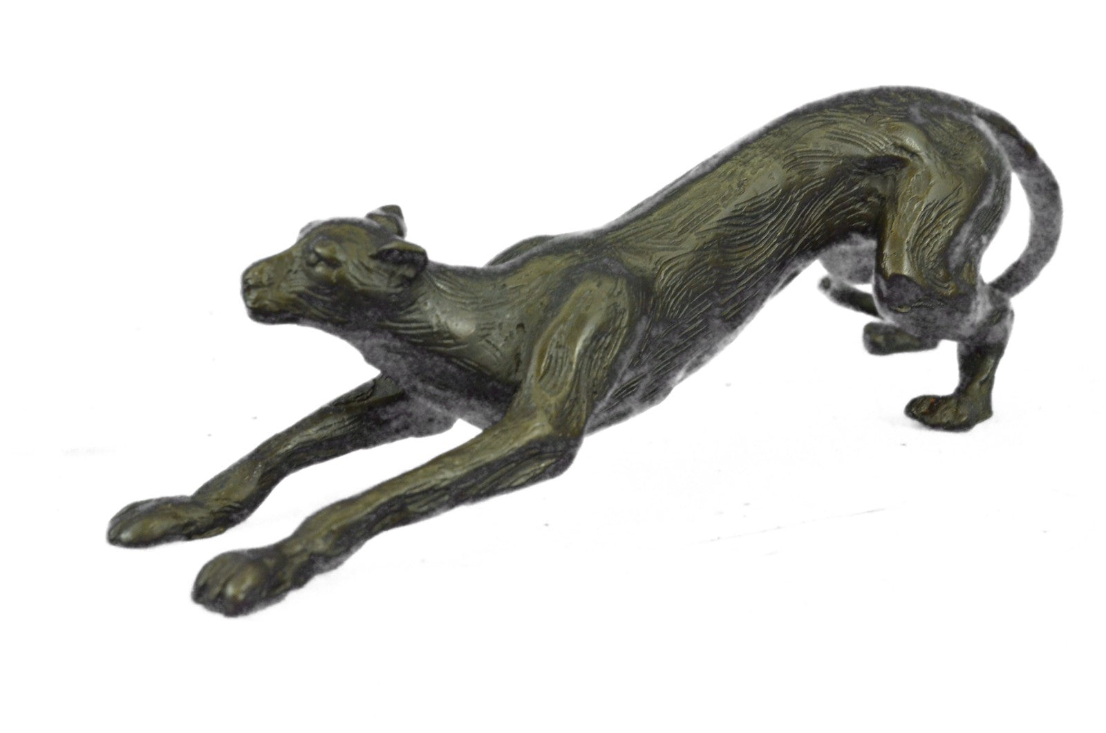 Jaguar Panther Leopard Cougar Big Cat Car Collector Bronze Sculpture Statue Gift