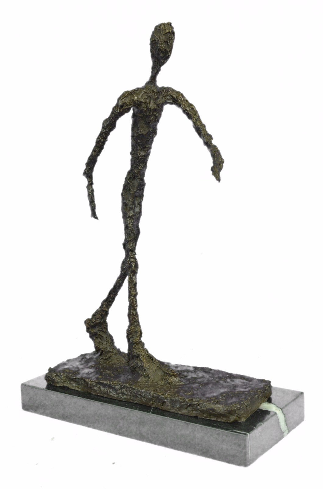 Large bronze statues-running man-Giacometti-39 cm-Masterpieces HotCast Sculpture