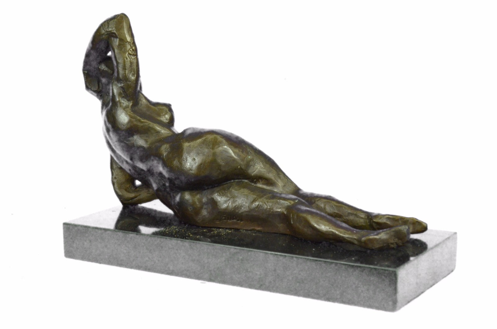 Limited Edition Tribute to Henry Moore Nude Female Bronze Sculpture Marble Figur