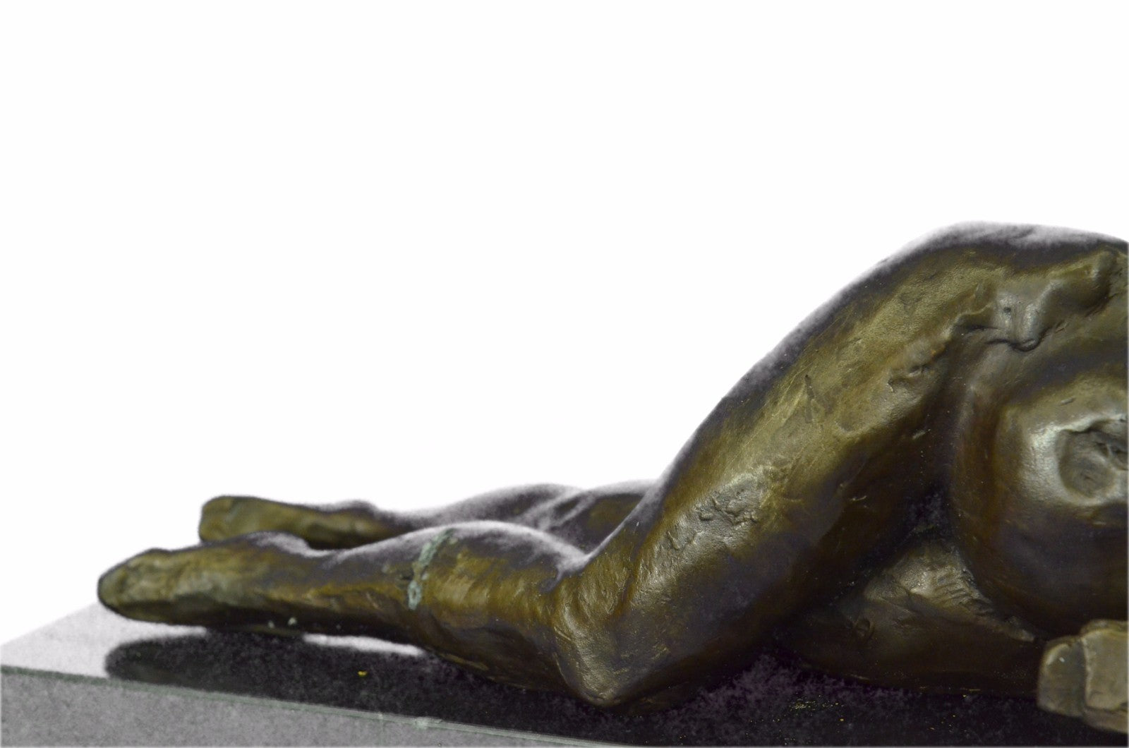 Limited Edition Tribute to Henry Moore Nude Female Bronze Sculpture Marble Figur