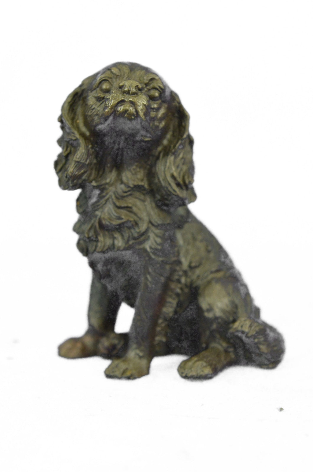 Handmade European Bronze Sculpture Vienna Miniature Cocker Spaniel Dog Animal