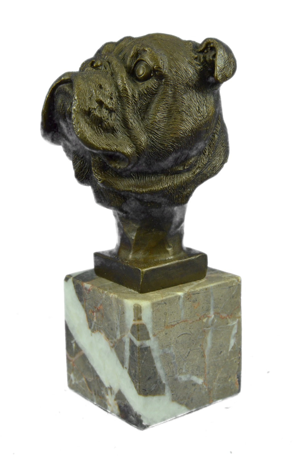 Little British bulldog bronze - animal Vienna bronze Hot Sculpture Figurine Deal