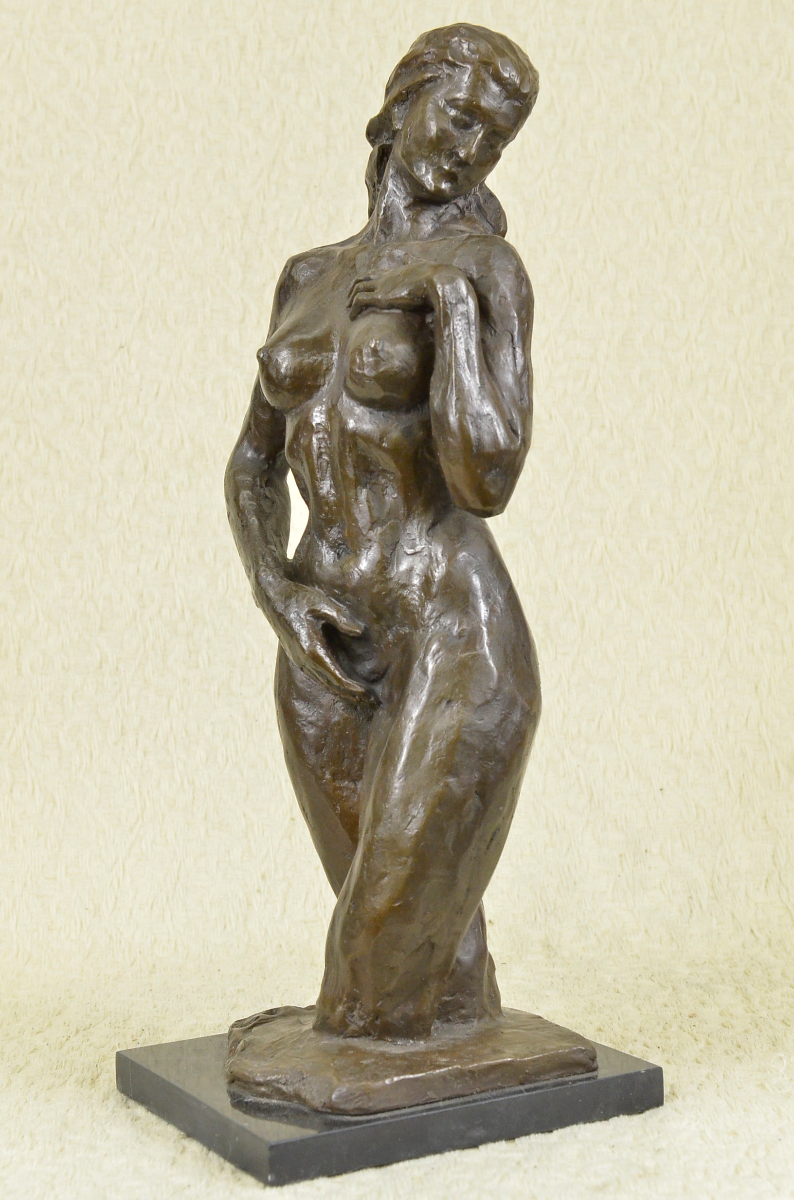 Handcrafted bronze sculpture SALE Female Art Modern Abstract Original Signed