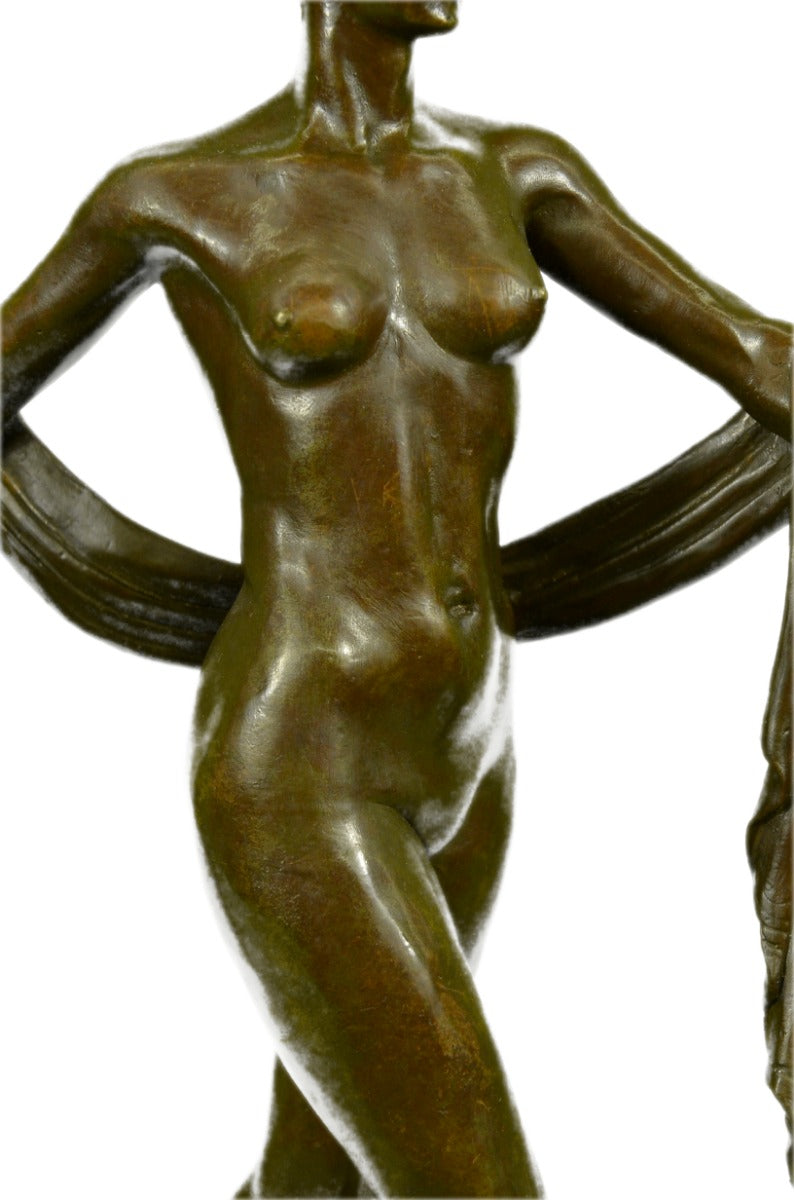 Hot Cast Art Bronze Golden Diana by American Artist Jennewein Bronze Sculpture