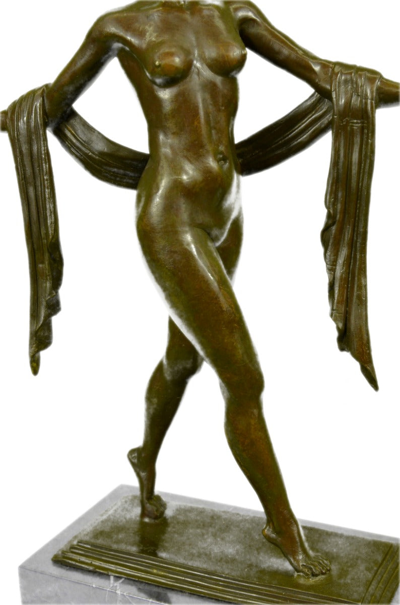 Hot Cast Art Bronze Golden Diana by American Artist Jennewein Bronze Sculpture