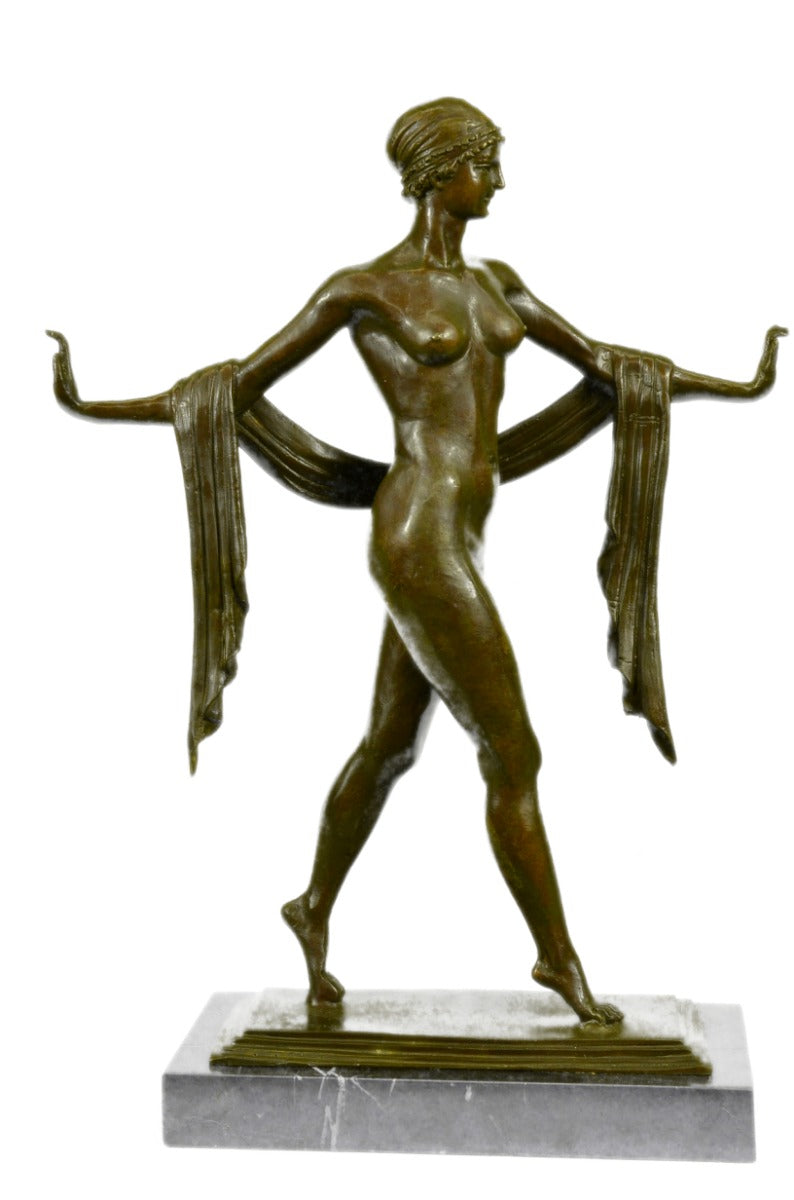 Hot Cast Art Bronze Golden Diana by American Artist Jennewein Bronze Sculpture