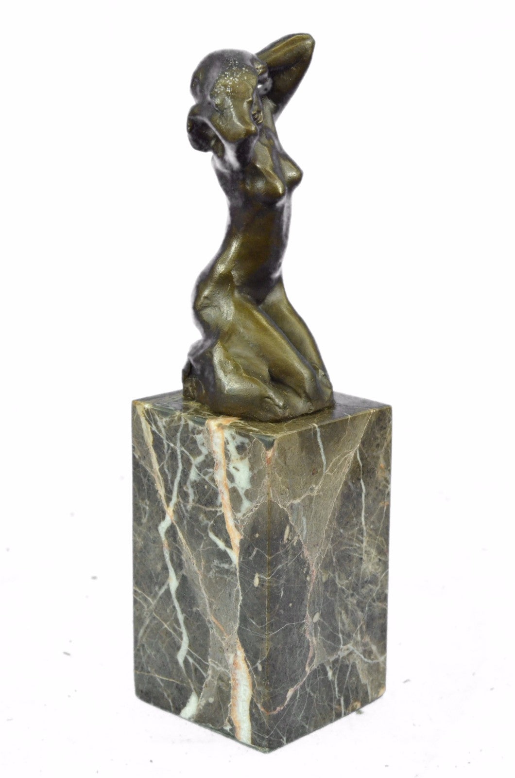 Handcrafted bronze sculpture SALE Dec End Book Bookend Female Nude Rodin Signed