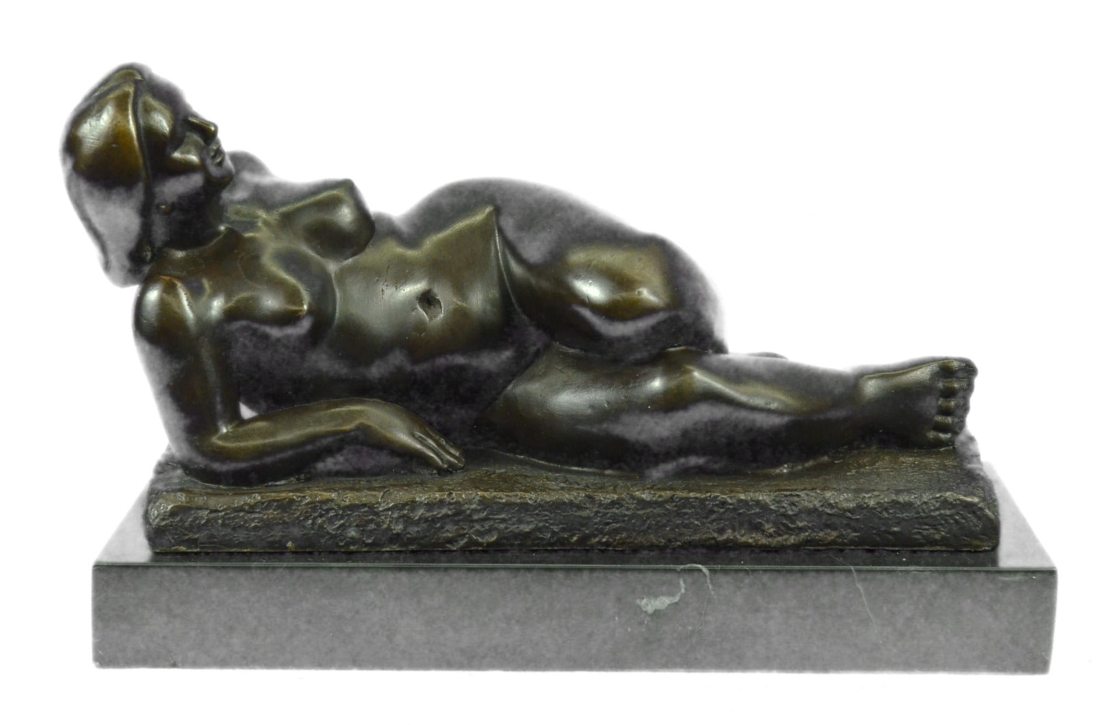 Handcrafted bronze sculpture SALE Rel Nude Botero To Tribute Milo Original Sign