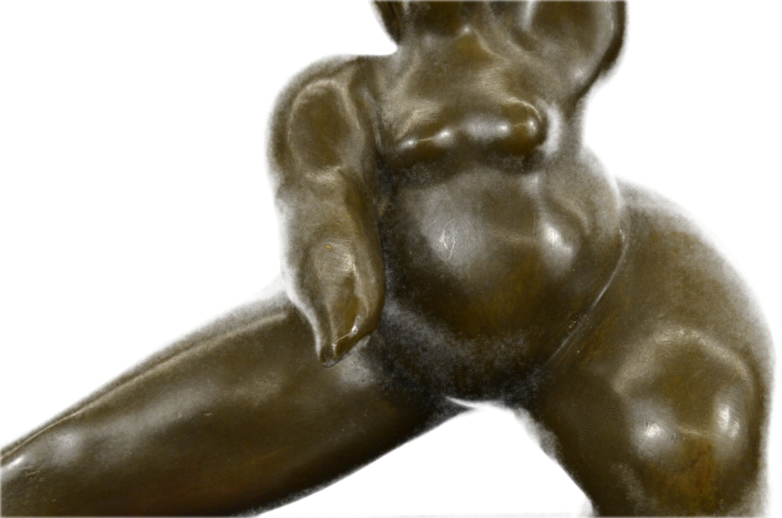 FERNANDO-BOTERO-TRIBUTE-BRONZE-SCULPTURE-BELLA-DONNA-II- HOT CAST FIGURINE DECOR