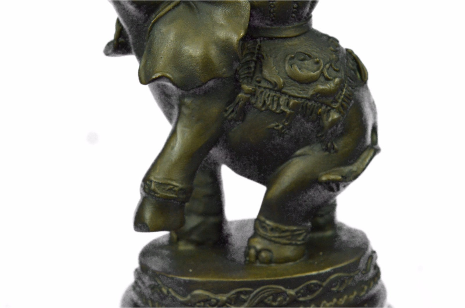 Handcrafted bronze sculpture SALE Marbl Deco Art Holder Candle Elephant Elegant