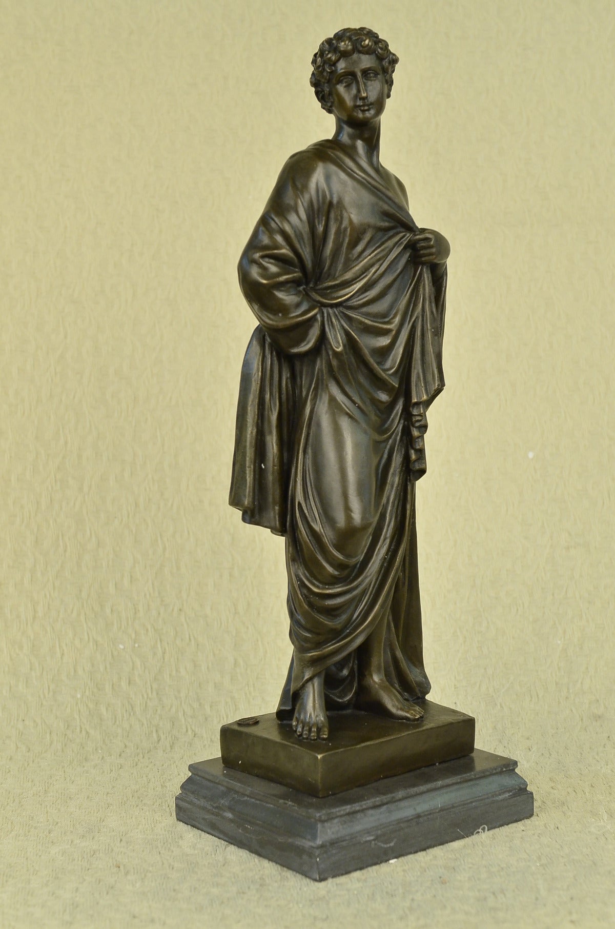 Handcrafted bronze sculpture SALE Marble Emperor Classicism Roman Ancient