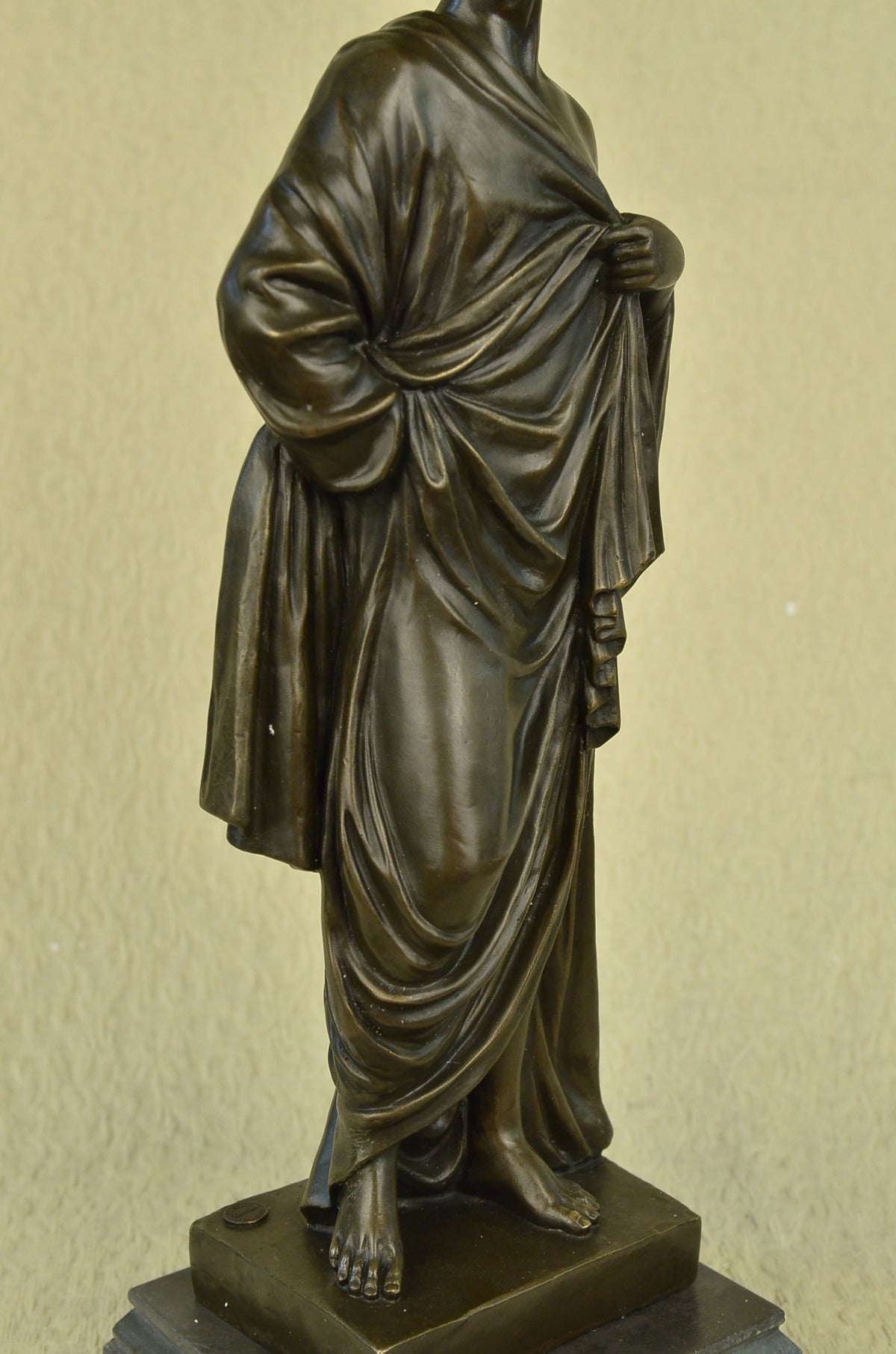 Handcrafted bronze sculpture SALE Marble Emperor Classicism Roman Ancient