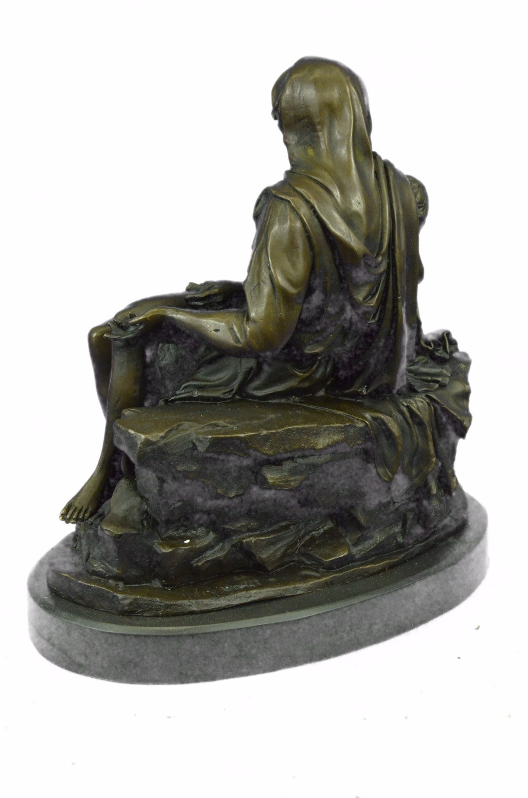 NEW! Pieta Statue Mother Madonna Jesus Catholic Church Real Bronze 12" Mary SALE