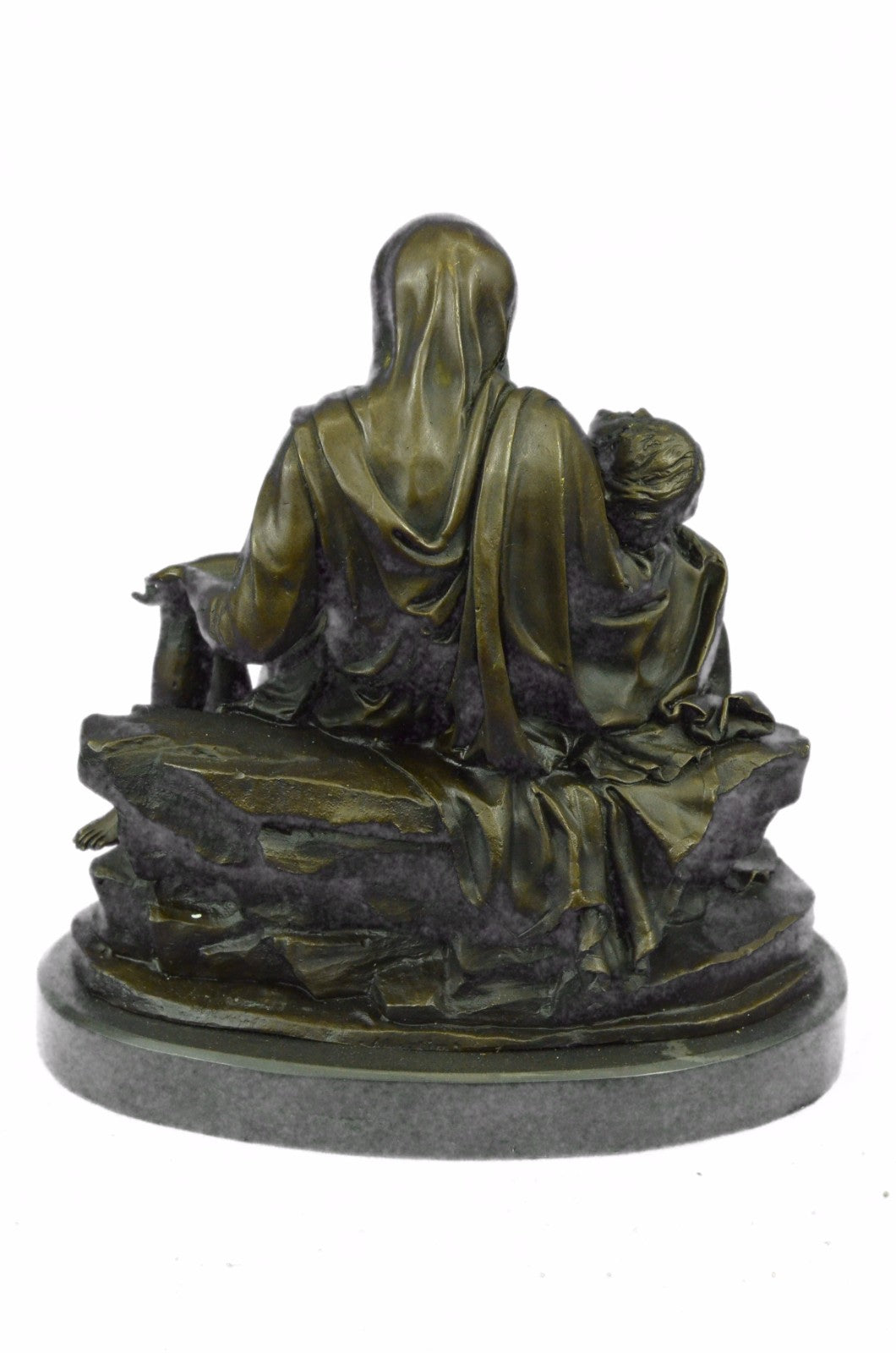 NEW! Pieta Statue Mother Madonna Jesus Catholic Church Real Bronze 12" Mary SALE