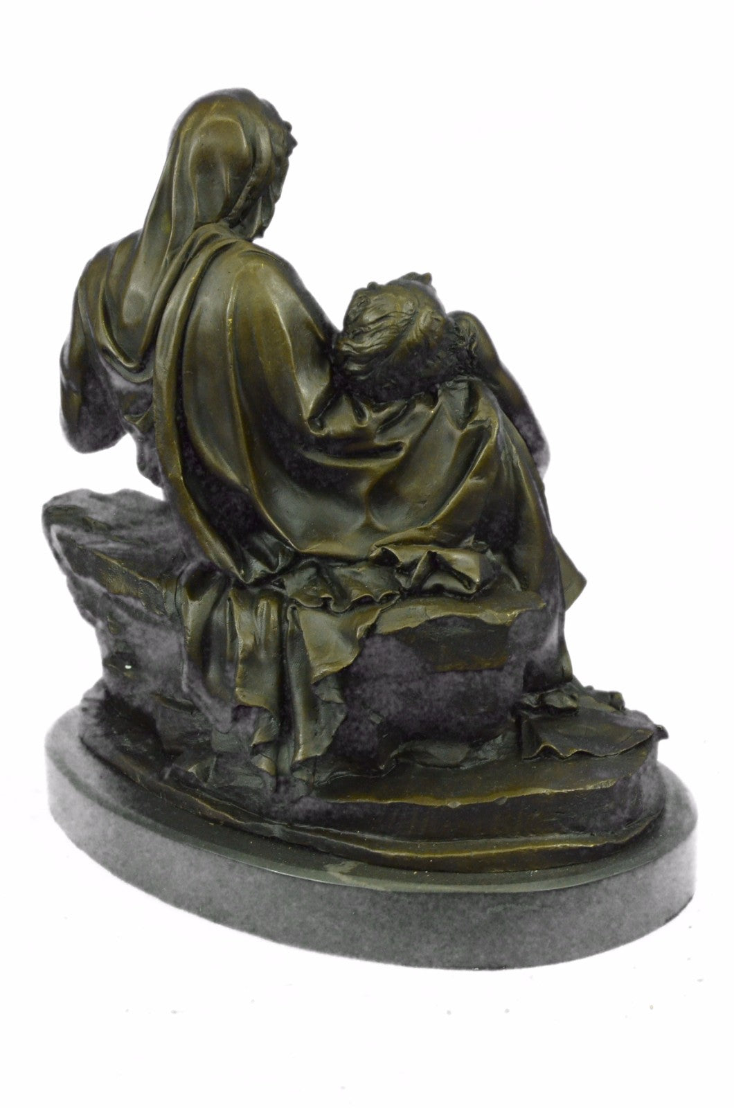 NEW! Pieta Statue Mother Madonna Jesus Catholic Church Real Bronze 12" Mary SALE